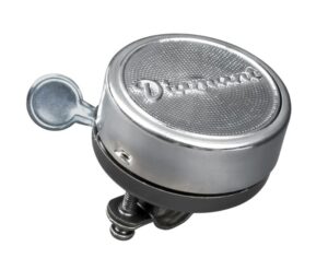 Spice up your ride with the classic styling of the Diamant bell.