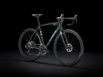 Trek Checkpoint ALR 5 - Crossbar 54" road bike with drop handlebars and disc brakes on a dark background.