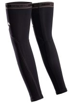 Black Bontrager Thermal Cycling Arm Warmer with visible stitching and logo at the top.