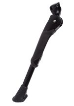 AtranVelo Rex-DV rear kickstand, black, adjustable, shown on white background.