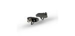 Two black and silver Bontrager Speed Stop Brake Pad Holders on a white background.