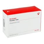 Bontrager Fat and + Presta Valve Bicycle Tube in red and white packaging.