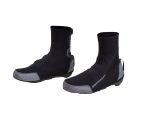 Black Bontrager S2 Softshell Cycling Shoe Cover with grey toe and heel reinforcements.