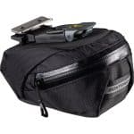 Bontrager Pro Quick Cleat Small Saddle Pack with zip pocket and top mounting fittings.