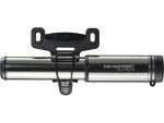 Bontrager Air Support HV Pro Mini Pump on black bracket, labelled "AIR SUPPORT HV PRO S.