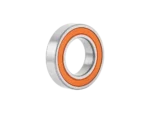 Bearing Bontrager Hub 6903 LLH 17x30x7mm with orange seal on black background.