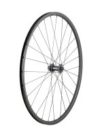 Bontrager Approved TLR Centrelock Disc 28H 700c Road Wheel with black spokes on white background.