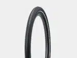 Tyre Bontrager E6 Hard-case Lite 700x50c Reflective, upright at Clifden Bike Hire.