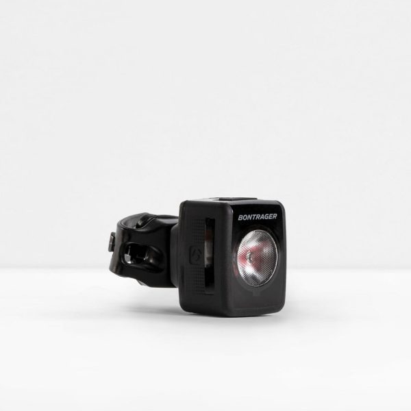 Bontrager Flare RT Rear Bike Light with mounting bracket shown on a white background.