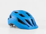 Bontrager Solstice MIPS Bike Helmet in blue with multiple vents on a white background.