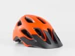 Bright orange Bontrager Tyro Children’s Bike Helmet with multiple vents on a white background.