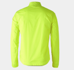 Back view of Bontrager Circuit Cycling Rain Jacket Extra Small on a plain white background.