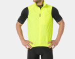 Man in a Bontrager Circuit Cycling Wind Gilet stands with hands on hips.