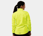 Woman in a Trek Circuit Women’s Rain Cycling Jacket, ready for adventure with Clifden Bike Hire.