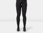 Person wearing Bontrager Thermal Cycling Leg Warmers and shoes against a plain background.