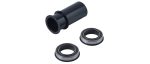 Trek Integrated Shimano BB90/95 steel bottom bracket kit: black spacer & 2 ball bearings.