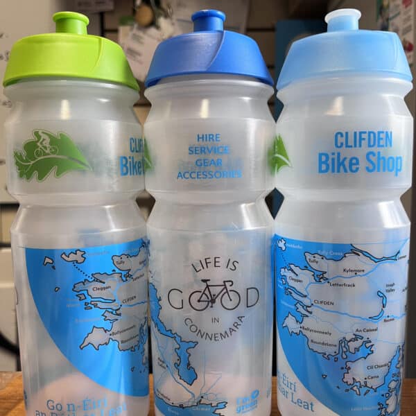 Three Clifden Bike Shop bottles